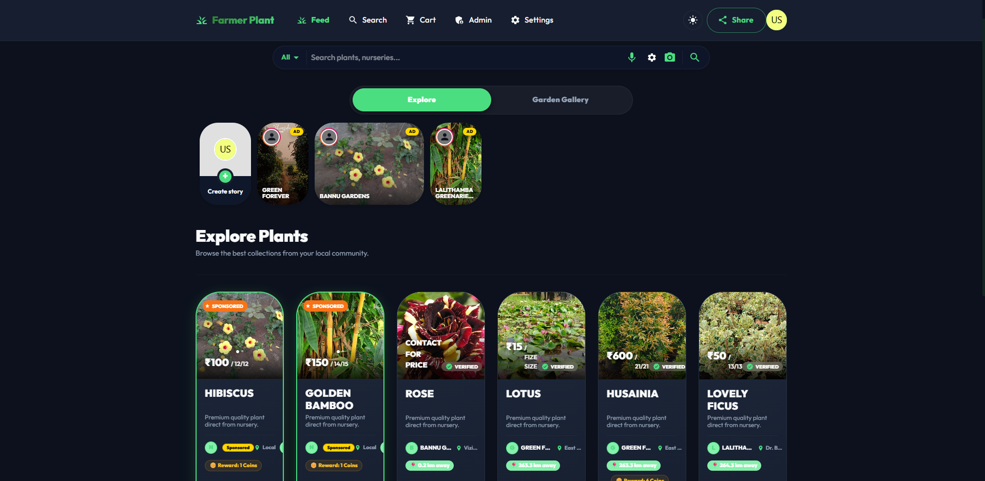 Farmer Marketplace Preview